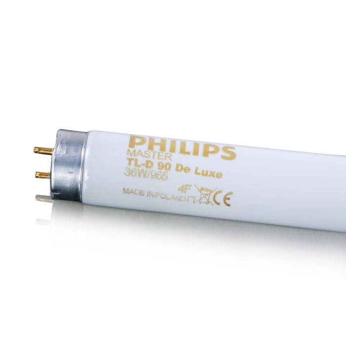 PHILIPS 標準光源D65燈管MASTER TL-D 90 DE LUXE 36W/965 SLV/10